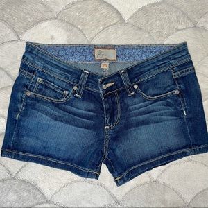 Paige denim mini shorts 25